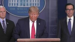 CLEAN : Trump responds to coronavirus, Olympics and former FBI agent Levinson News Clip