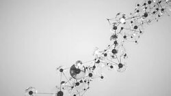 4K Abstract Molecular Network. Stock Footage