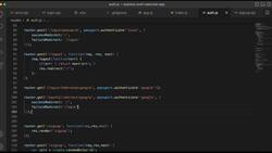 Express Framework Fundamentals - Secure Sign-Up with Auth0 and Node.js - Google Authentication Express Server Final Update Instructional Video