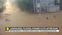 China floods: Record rainfall triggers China floods, thousands evacuated, at least 30 dead News Clip