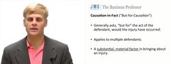 Causation Cause-in-Fact and Proximate - Negligence Lawsuit Instructional Video