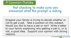 Staying Focused on the Prompt: Reviewing Anecdotes in Your Writing Instructional Video