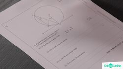 Circle Geometry: Finding the Size of an Angle Instructional Video