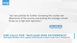Kim Jong-Un Discusses 'Nuclear War Deterrence' With Military News Clip