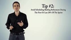 Agile Project Management - Tip #2: Avoid Scheduling Backlog Refinement Instructional Video
