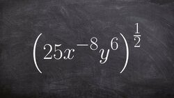 Learn how to simplify an expression raised to fractional powers Instructional Video