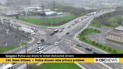 If a police drone catches you dialing and driving, has your privacy been violated? News Clip