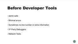 The Full Stack Web Development - Getting Started With Developer Tools Instructional Video
