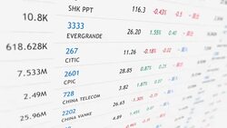 Hong Kong Stock Market Stock Footage