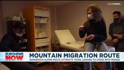 Volunteers gather to help freezing migrants cross the Alps News Clip
