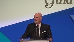 Dan Quinn speaking at the Ireland Funds 33rd National Gala dinner News Clip