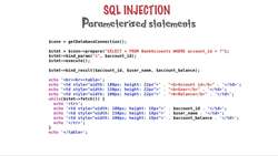 Web Security: Common Vulnerabilities And Their Mitigation - SQLi mitigation - parameterized queries and stored procedures Instructional Video