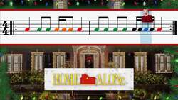Rhythm Play Along Advanced Version: Home Alone | Sixteenth, Eighth, Quarter Instructional Video