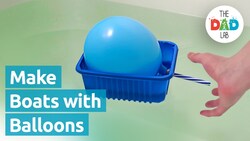 How to Make Simple Balloon Boats Instructional Video