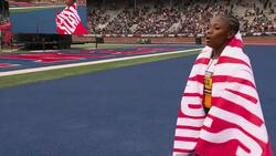 American Jefferson-Wooden captures Grand Slam Track Philadelphia women's short sprints title News Clip