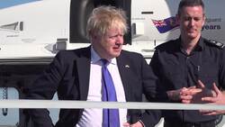 Boris Johnson visits Lydd airport amid Rwanda asylum seeker announcement News Clip