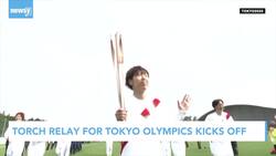 Tokyo Olympics Torch Relay Begins News Clip