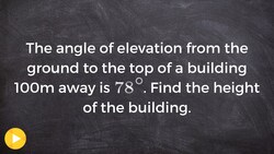 Find the height of the building | Trigonometric Word Problem Instructional Video