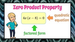 Solve a Quadratic Equation Using the Zero Product Property | HS.A-REI.B.4 🖤💙 Instructional Video