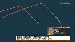 Suez Salvage Team to Try Refloating Stuck Container Ship News Clip