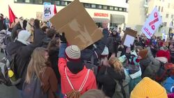 CLEAN : Demonstration against Davos Forum and for climate action News Clip