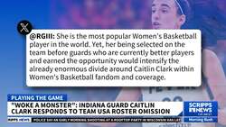 Caitlin Clark left off Team USA roster News Clip
