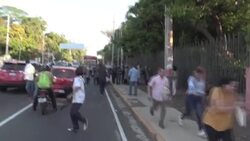 CLEAN : Nicaragua: Protest outside Chamorro's home as she is placed under house arrest News Clip