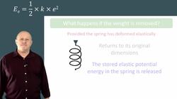 Elastic Potential Energy: Calculation and Examples Instructional Video