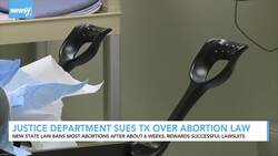 U.S. Justice Department Sues Texas Over State's New Abortion Law News Clip