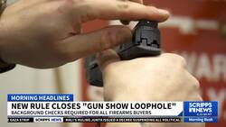 New Biden administration rule aims to end gun show 'loophole' News Clip