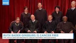 Justice Ruth Bader Ginsburg Says She's 'Cancer-Free' For The New Year News Clip