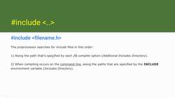 Learn and Master C Programming - #include': Angle Brackets (<>) versus Double Quotes ("") Instructional Video