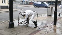 Cleaning specialist sanitises Eastleigh town centre News Clip