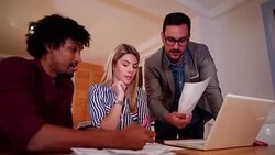 Making financial plan for future Stock Footage