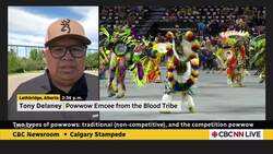 Highly anticipated competitive powwow at Calgary Stampede a 'world-class event,' Emcee says News Clip
