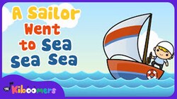 A Sailor Went to Sea | Songs for Kids | Baby Songs | The Kiboomers Instructional Video