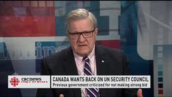 Former foreign affairs minister on Canada's UN bid News Clip