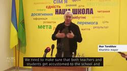 Fully subterranean 'bunker school' opens in Kharkiv News Clip