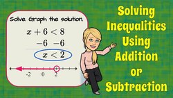 Solving Inequalities Using Addition or Subtraction Instructional Video