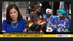 Vancouver family decorates trucks to celebrate Canucks' playoff run News Clip