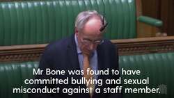 Tory Peter Bone facing suspension over finding of bullying and sexual misconduct News Clip