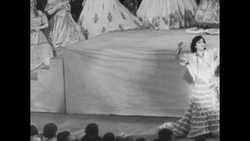 Charity gala at opera house; Raquel Meller sings; chorus line News Clip