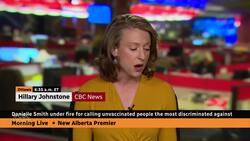 Alberta premier under fire for calling unvaccinated people the most discriminated against News Clip