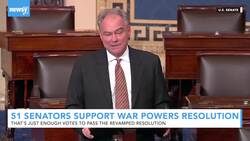 Senate Has Enough Support To Pass Revamped War Powers Measure News Clip