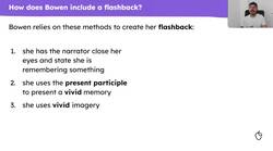 Use of flashback in Natasha Bowen's 'Skin of the Sea' Instructional Video