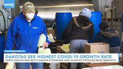 North Dakota, South Dakota See Highest COVID-19 Growth Rate In U.S. News Clip