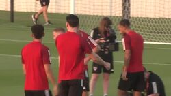 Moore training at the 2022 World Cup News Clip