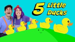 Five Little Ducks - Fun Counting Songs For Toddlers - Bella And Beans TV Instructional Video
