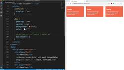 Modern HTML and CSS from the Beginning (Including Sass) - Box Shadows Instructional Video