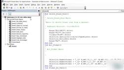 Microsoft Excel 2021365 - Beginner to Advanced - The VBA Editor Instructional Video